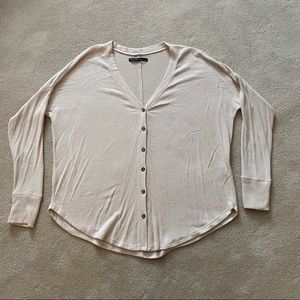 Abercrombie & Fitch tie front sweater